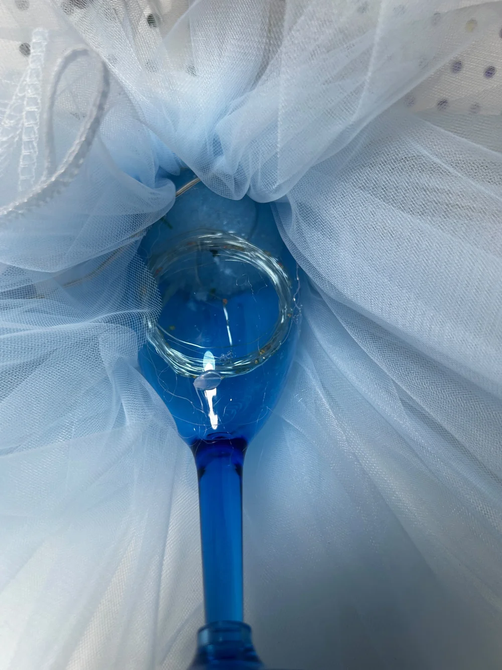 5-Pc Blue Princess Cups Centerpieces Mis 15 / Sweet 16 Decor